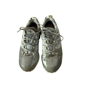 La Sportiva Akyra GTX Womens Trail Running Shoes Grey Green Waterproof 7